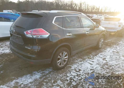 2016 Nissan Rogue Sv z USA, uszkodzony, nr VIN KNMAT2MV3GP620677